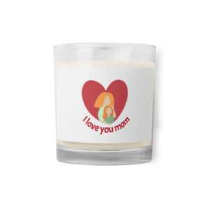 Glass jar soy wax candle Mother's Day special
