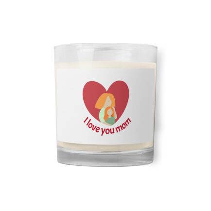 Glass jar soy wax candle Mother's Day special